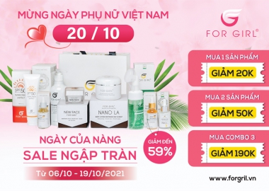 20/10 NGÀY CỦA NÀNG SALE NGẬP TRÀN
